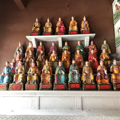 雕塑60甲子树脂神像 值年太岁星君彩绘鎏金神像庄严图2