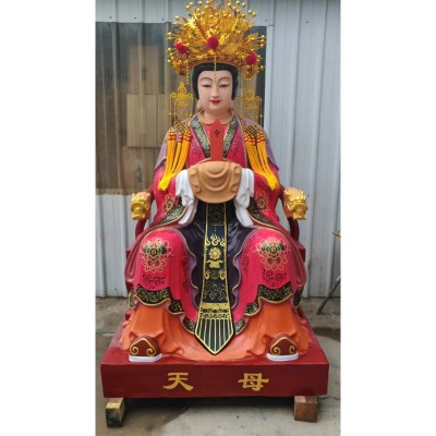 订购泰山奶奶碧霞元君，天母地母神像，眼光娘娘无极老母无生老母图3