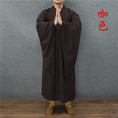 厂家直供养 海青 居士服 台湾不透明 僧衣 麻纱居士服海清图3