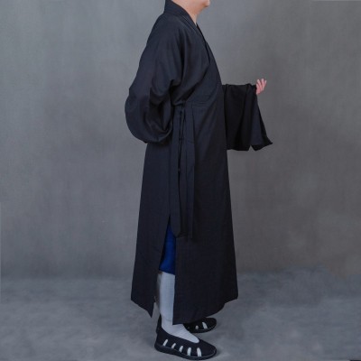 尚心圆 台湾麻青衣道袍道士道装 法衣 柔软舒适不透明 不起皱透气 2件图4