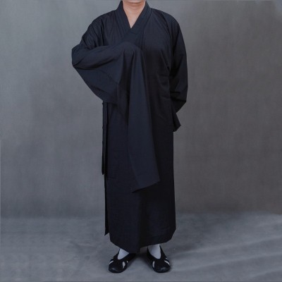 尚心圆 台湾麻青衣道袍道士道装 法衣 柔软舒适不透明 不起皱透气 2件图2