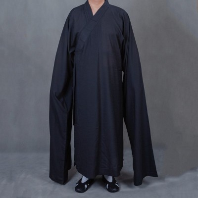 尚心圆 台湾麻青衣道袍道士道装 法衣 柔软舒适不透明 不起皱透气 2件图3