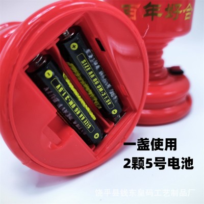 红色结婚乔迁佛前电子灯塑料电池家用长明灯供灯佛具用品仿真烛台图4