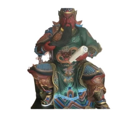 厂家出售铸铜关二爷神像 铜雕户外大型佛像雕塑 寺庙供奉落地摆件图4