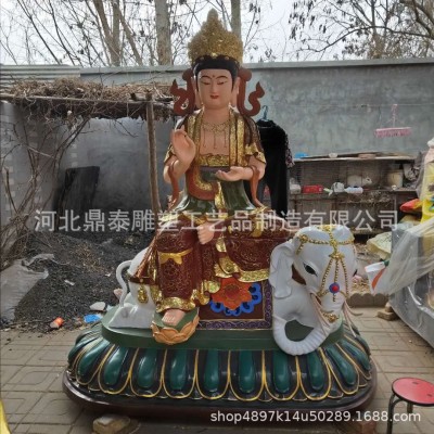 大型厂家铸造 铜牵手观音现货彩绘滴水观音雕塑铜观音价格批发图5