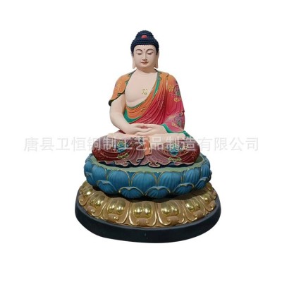 铸铜西方三圣佛像神像阿弥陀佛观音大势至菩萨树脂玻璃钢铜雕定做图5