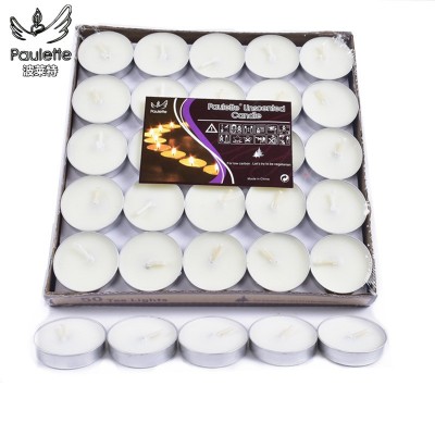 厂家直销包邮50只无烟香薰煮茶漂蜡茶蜡1.5-2小时婚礼生日蜡烛图5