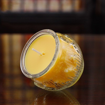 宝莲华平口莲花灯寺庙佛堂供灯24小时玻璃杯酥油灯蜡烛长明灯批发图4