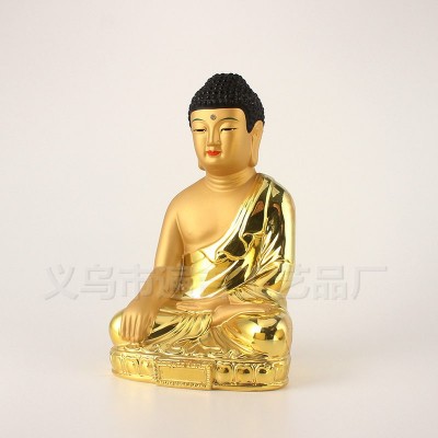 韩国释迦佛佛像唐体如来佛祖三宝佛东南亚小佛像神像工艺品摆件佛图2