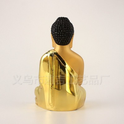 韩国释迦佛佛像唐体如来佛祖三宝佛东南亚小佛像神像工艺品摆件佛图4