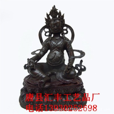 三清神像铜雕塑 出售三清道祖铜像 贴金三宝君铜神像可定厂家图5