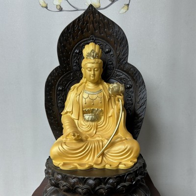 坐莲大势至观音菩萨摆件 树脂工艺品厂家批发图5