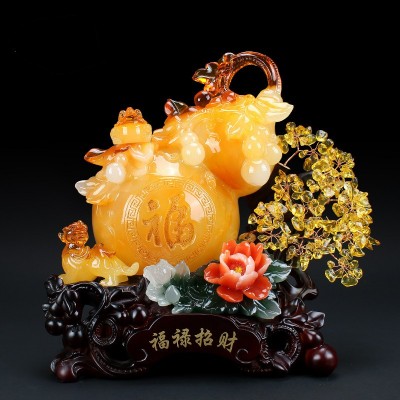 大德仁 葫芦摆件精美工艺品酒柜客厅玄关装饰品开业礼品 厂家直供图2