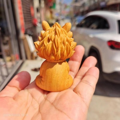 黄杨木雕创意新年招来生肖龙吉祥物家居桌面禅意苶宠摆件装饰艺品图5