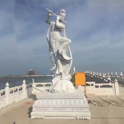 定制安装大型花岗岩妈祖雕塑 户外城市海边广场佛像石雕妈祖像图4