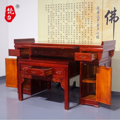 供桌佛台家用贡台客厅供神桌观音财神中堂供台中式佛龛佛桌神台柜图4