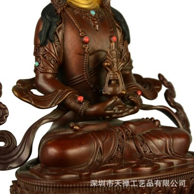 藏传密宗铜佛像 厂家批发纯铜长寿佛像摆件 仿古无量寿佛摆件图4