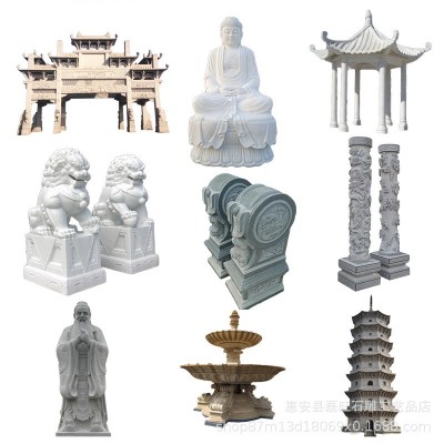 厂家石雕香炉寺庙祠堂进香青石石鼎焚香祭祀用品石材雕刻摆件雕塑图5