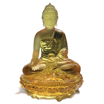 匠门琉璃佛像阿弥陀佛各式琉璃工艺品各式大小尺寸定制厂家图4