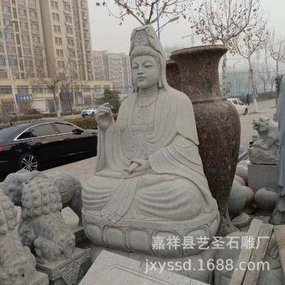 低价出售厂内样品土地爷土地奶石像 定制各种石雕佛像 价格优惠图2