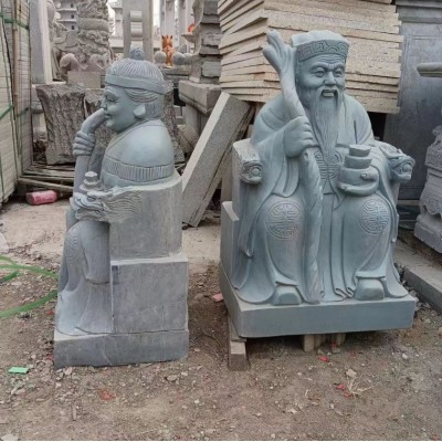 厂家制作花岗岩十八罗汉寺庙供奉佛像雕塑三面观音文殊菩萨雕塑图4