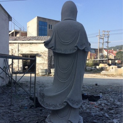 惠安石雕观音佛像花岗岩雕刻滴水观世音寺庙广场观音普萨石像摆件图3