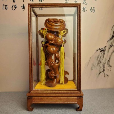 厂家批发桃木如意吉祥如意桃木工艺品可销售个性化桃木礼品桃木剑图3