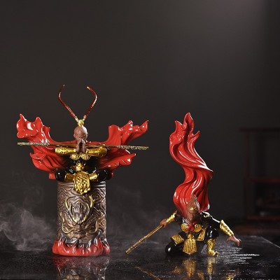 齐天大圣归来摆件客厅装饰品玄关斗战胜佛黑神话悟空创意鱼缸造景图3