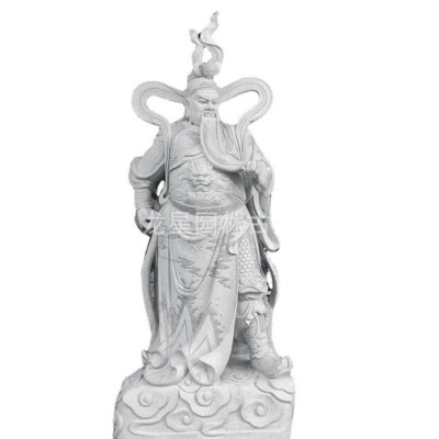石雕关公像雕塑花岗岩石将军历史人物大理石关公雕像寺庙佛像摆件图5