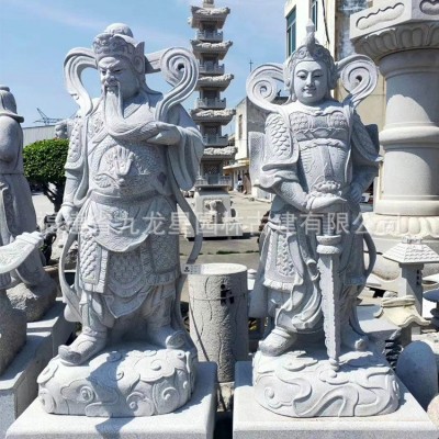 石雕关公像雕塑花岗岩石将军历史人物大理石关公雕像寺庙佛像摆件图2