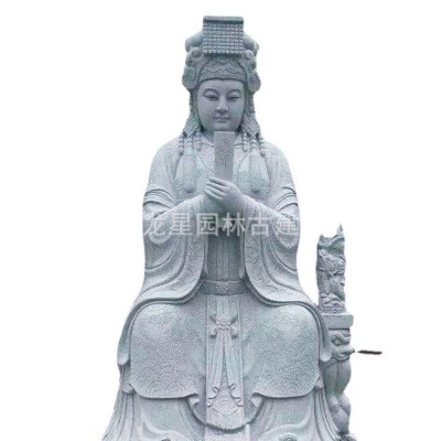 厂家生产加工大型雕像妈祖娘娘 海上女神妈祖石雕像 林默娘图4