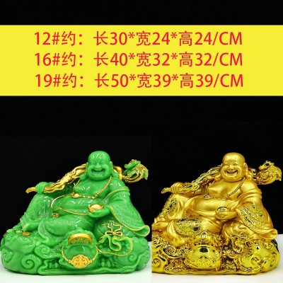 沙金弥勒佛摆件大肚笑佛招财风水摆设迪万思工艺品办公室新居礼品图2