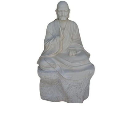 汉白玉石雕佛像 石雕三宝佛三世佛像图片 释迦摩尼佛寺庙雕塑摆件图5