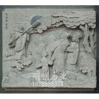 福建泉州 惠安石雕 仿古古建寺庙宗祠祠堂浮雕人物成功参达摩雕刻