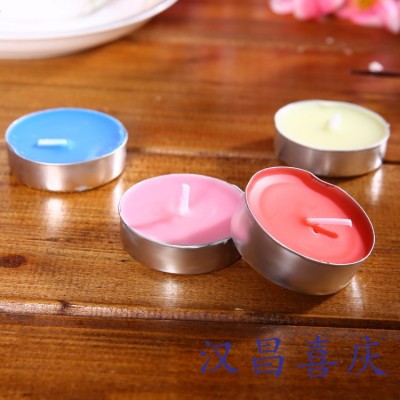 50粒圆形蜡烛点灯节熔火漆蜡烛婚礼情人节生日表白蜡烛煮茶温茶蜡图5