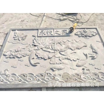 广场公园文化墙浮雕壁画 庭院别墅石雕壁画 校园广场浮雕影壁墙图3