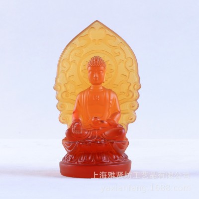 琉璃礼品琉璃佛像等多款琉璃佛像工艺品 古法琉璃佛像图2