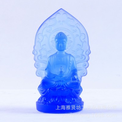 琉璃礼品琉璃佛像等多款琉璃佛像工艺品 古法琉璃佛像图3