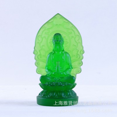 琉璃礼品琉璃佛像等多款琉璃佛像工艺品 古法琉璃佛像图5