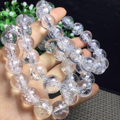 喜玛拉雅白水晶手串喜马拉雅手链 天然白水晶单圈手链礼品男女款图4