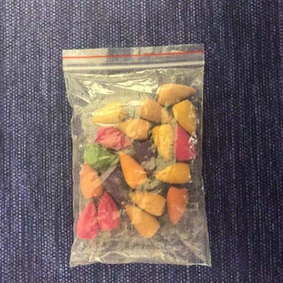 和泥 跨境散装袋50个香头 100个倒流百花齐放混装花香檀香薰衣草图4
