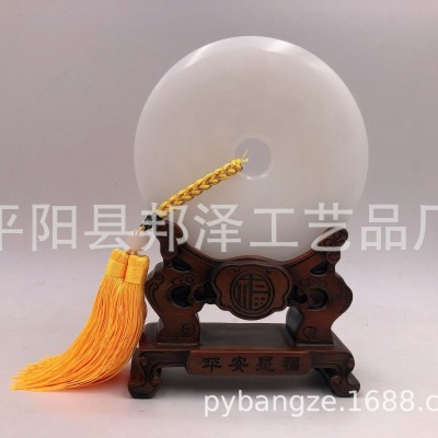 厂家直销平安是福家居摆件办公室平安扣摆件 保险银行商务礼品图5