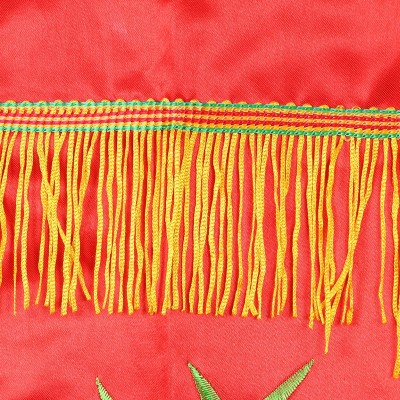 刺绣供桌桌围 桌围寺庙寺院佛堂用品 佛堂绣品佛光普照莲花桌布图3