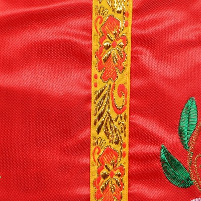 刺绣供桌桌围 桌围寺庙寺院佛堂用品 佛堂绣品佛光普照莲花桌布图5