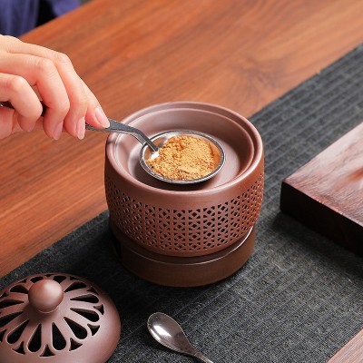 创意家用插电紫砂电子熏香炉恒温可控小夜灯想香粉精油香丸电熏炉图2