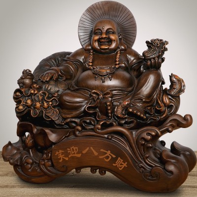 树脂大号招财佛摆件金蟾白菜鱼客厅办公室公司店铺开业乔迁送礼品图4