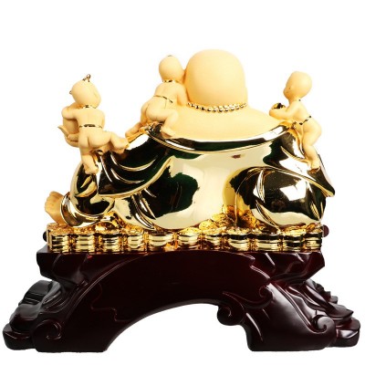 雅信工艺品树脂招财佛金色店铺公司酒店开业乔迁礼品工厂批发图5