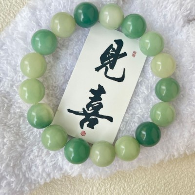 批发原生态菩提根手串绕指柔学生盘玩圆珠菩提子文玩佛珠念珠手链图3