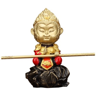 小悟空铜摆件工艺品家居办公室桌面装饰品送同事朋友节日礼品图4